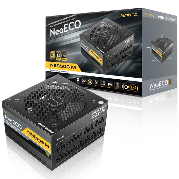 ANTEC 850W NE850GM ATX 3.0 NeoECO Gold Modular 80Plus Gold NE850G-M-ATX3.0 