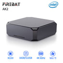 FIREBAT AK2 Plus (8G+256G SYSTEM) Mini PC (Intel Processor N100 / 8GB DDR4 / 256GB SSD / Windows 11 Pro) CS-FAK2P