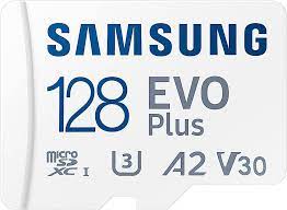 SAMSUNG 128GB EVO Plus microSDXC (A2, V30, UHS-I/U3, 130MB/s) MB-MC128KA 772-4498