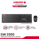 CHERRY CH-KB-DW2300 黑色無線輕音辦公室鍵盤連滑鼠套裝