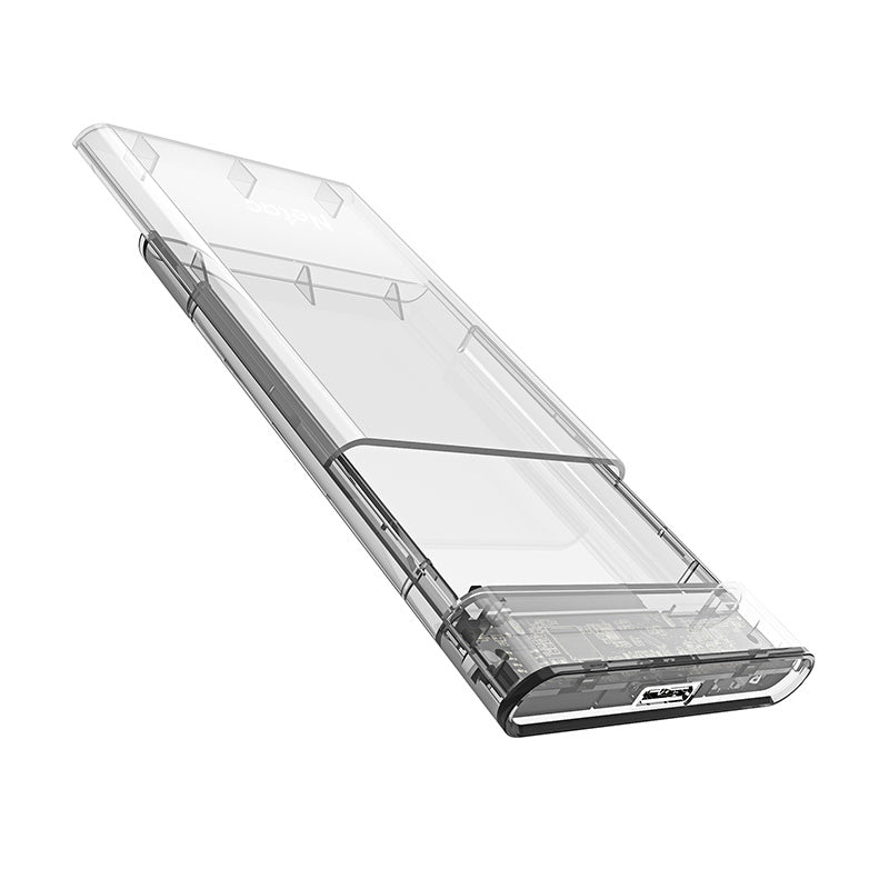 NETAC WH11 2.5-Inch Clear Portable Hard Drive Case (Type-A &amp; Type-C) NT07WH11-30AC