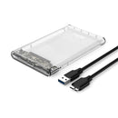 NETAC WH11 2.5-Inch Clear Portable Hard Drive Case (Type-A & Type-C) NT07WH11-30AC