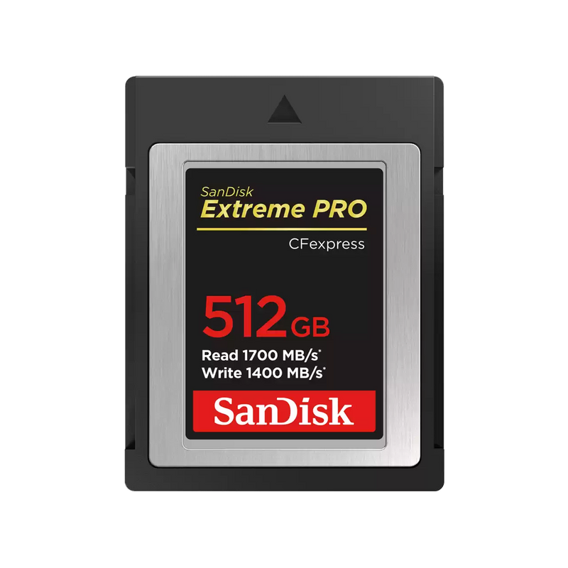 SanDisk 512GB Extreme PRO CFexpress Type B (1700R/1400W MB/s) SDCFE-512G-GN4IN 772-4298