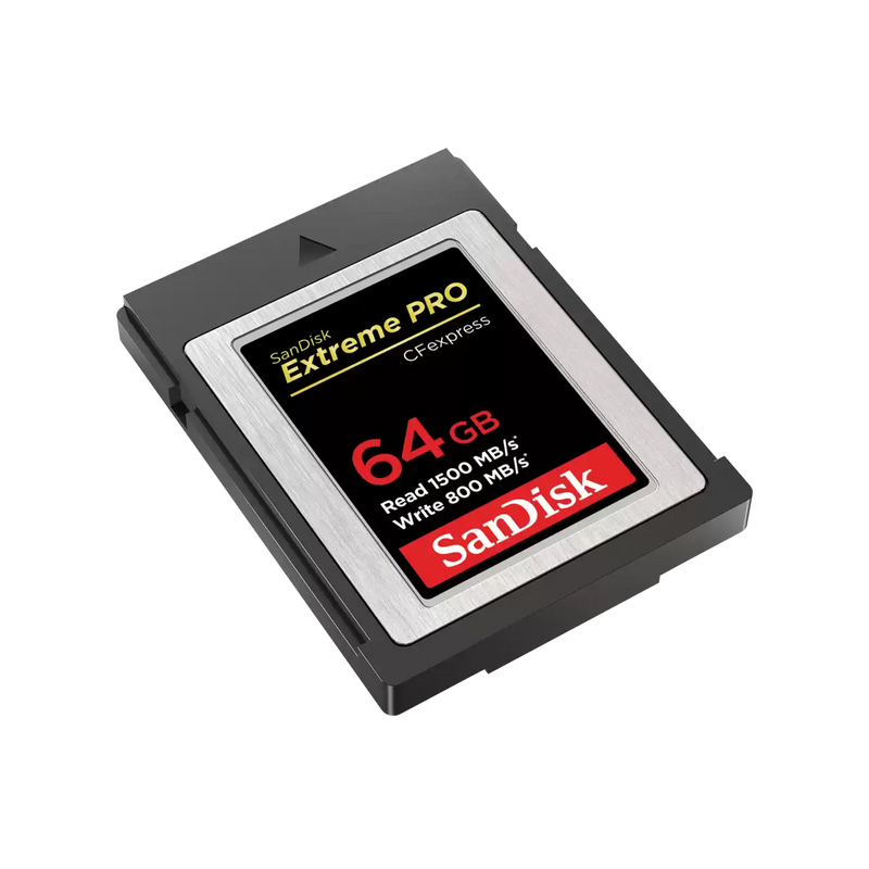SanDisk 64GB Extreme PRO CFexpress Type B (1500R/800W MB/s) SDCFE-064G-GN4IN 772-4295