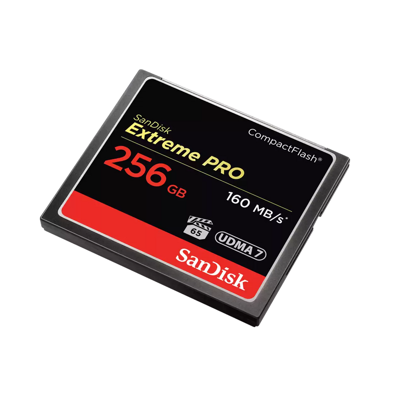 SanDisk 256GB EXTREME PRO CompactFlash (160R/160W MB/s) SDCFXPS-256G-G46 772-3319