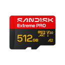 SanDisk 512GB Extreme Pro microSD (V30 UHS-I U3 A1 5K UHD 250MB/s) SDSQXCJ-512G-GS6MA 772-4791
