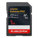 SanDisk 1TB Extreme Pro SD Card (CL10 V30 UHS-I U3 4K UHD 250MB/s) SDSDXXJ-1T00-GSCIN 772-4814