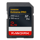 SanDisk 2TB Extreme Pro SD Card (CL10 V30 UHS-I U3 4K UHD 250MB/s) SDSDXXJ-2T00-GSCIN 772-4815