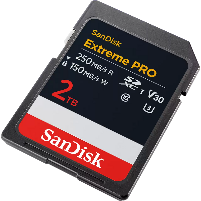 SanDisk 2TB Extreme Pro SD Card (CL10 V30 UHS-I U3 4K UHD 250MB/s) SDSDXXD-2T00-GN4IN 772-4692