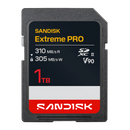 SanDisk 1TB Extreme Pro SD Card (V90 UHS-II 8K 310MB/s) SDSDXDE-1T00-GN4IN 772-4825