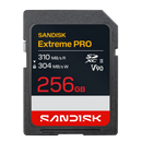 SanDisk 256GB Extreme Pro SD Card (V90 UHS-II 8K 310MB/s) SDSDXDE-256G-GN4IN 772-4823