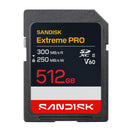SanDisk 512GB Extreme Pro SD Card (V60 UHS-II U3 6K 300MB/s) SDSDXEM-512G-GN4IN 772-4819