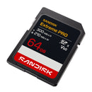 SanDisk 64GB Extreme Pro SD Card (V60 UHS-II U3 6K 300MB/s) SDSDXEM-064G-GN4IN 772-4816
