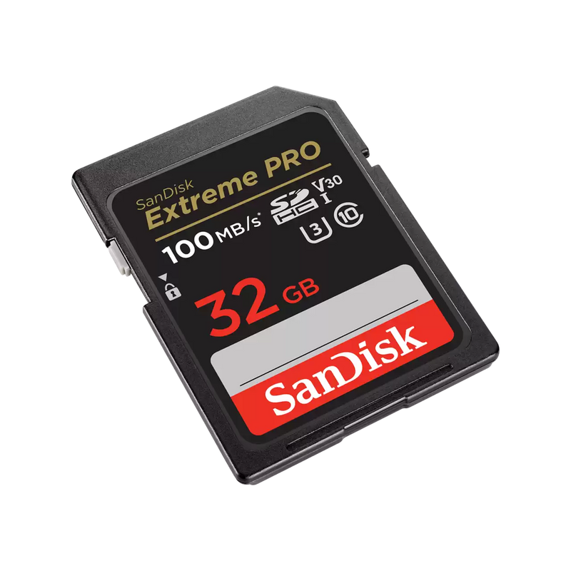 SanDisk 32GB Extreme Pro SDHC (V30, 4K/UHD, UHS-II/U3, 100R/90W MB/s) SDSDXXO-032G-GN4IN 772-4536