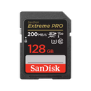 SanDisk 128GB Extreme Pro SD Card (CL10 V30 UHS-I U3 4K UHD 200MB/s) SDSDXXD-128G-GN4IN 772-4538