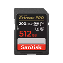 SanDisk 512GB Extreme Pro SD Card (CL10 V30 UHS-I U3 4K UHD 200MB/s) SDSDXXD-512G-GN4IN 772-4540