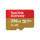 SanDisk 256GB Extreme microSD (V30 U3 A2 4K UHD 190MB/s) SDSQXAV-256G-GN6MN 772-4524