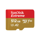 SanDisk 512GB Extreme microSD (V30 U3 A2 4K UHD 190MB/s) SDSQXAV-512G-GN6MN 772-4525