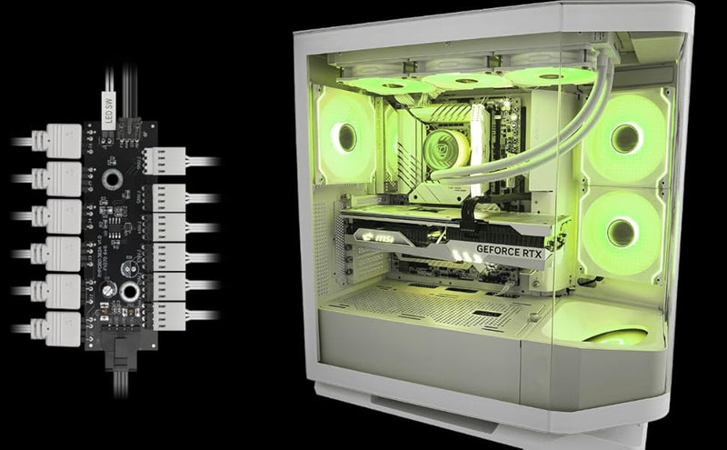Cougar FV270 White 白色 Tempered Glass Mid Tower E-ATX Case