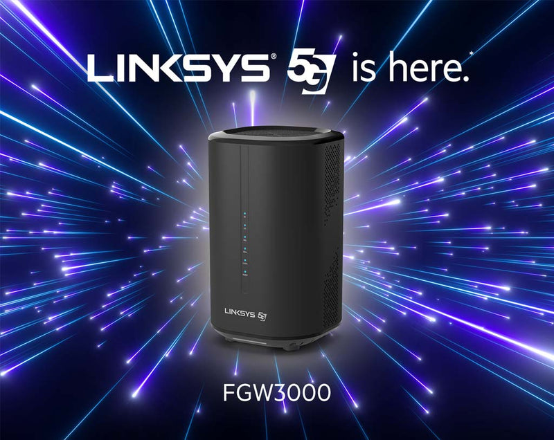 Linksys FGW3000 5G CPE Router, LTE 5G, AX3000 (3 years)