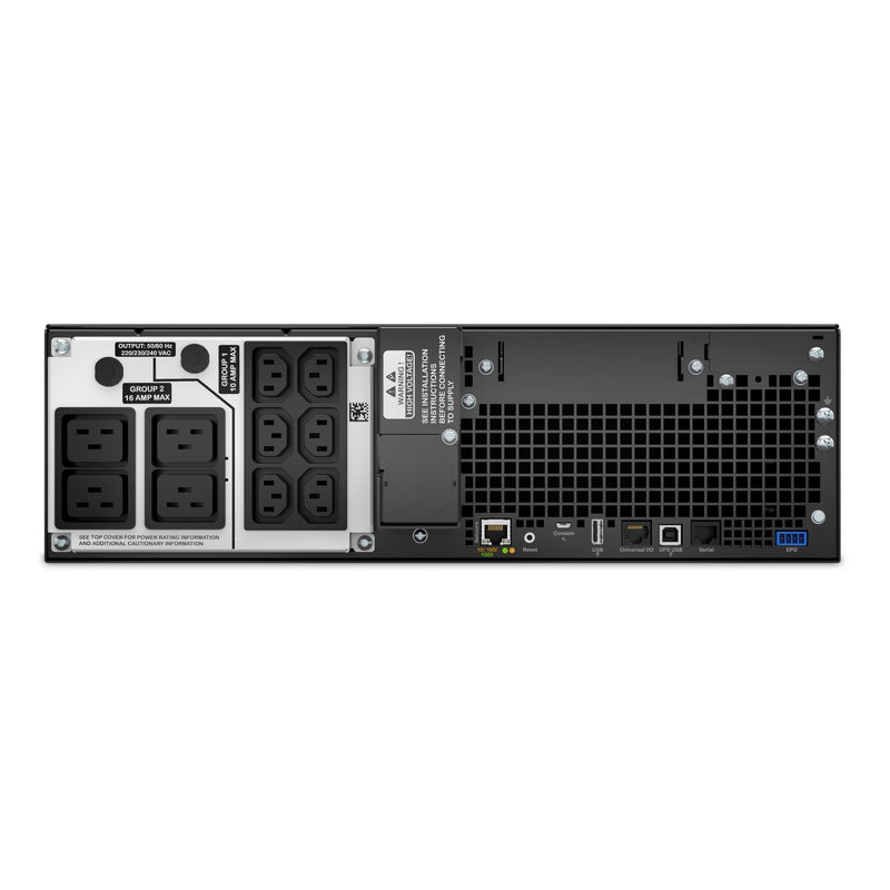 [請詢價] APC  Smart-UPS On-Line SRT5KRMXLI -4500 Watts /5000 VA,Input 230V /Output 230V, Interface Port Contact Closure, RJ-45 10/100 Base-T, RJ-45 Serial, Smart-Slot, USB, Extended runtime model, Rack Height 3 U