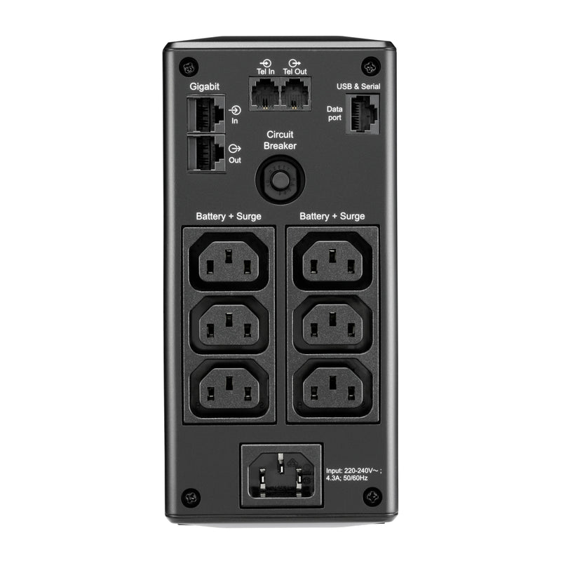 APC Back UPS Pro BR900MI 900VA, 6 Outlets, AVR, LCD Interface 
