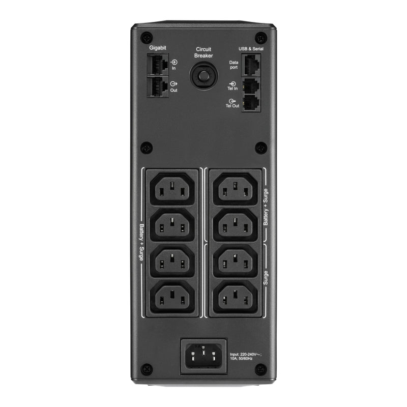 APC Back UPS Pro BR1600MI 1600VA, 8 Outlets, AVR, LCD Interface