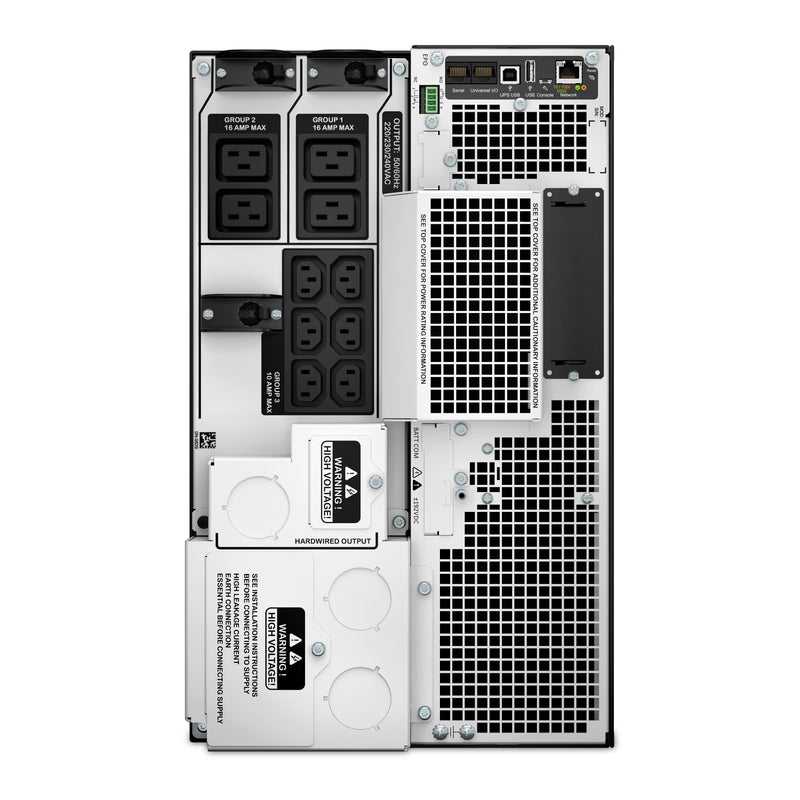 [請詢價] APC  Smart-UPS On-Line SRT8KXLI -8000 Watts /8000 VA,Input 230V, 400V 3PH /Output 230V, Interface Port Contact Closure, RJ-45 10/100 Base-T, RJ-45 Serial, Smart-Slot, USB, Extended runtime model