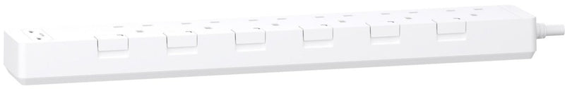 施耐德電氣 13A 六位獨立開關安全插座 連兩位USB充電插座 30W PD3.0 Type C+C (連3米線), 白色 TSH36QCUSB_3_WE