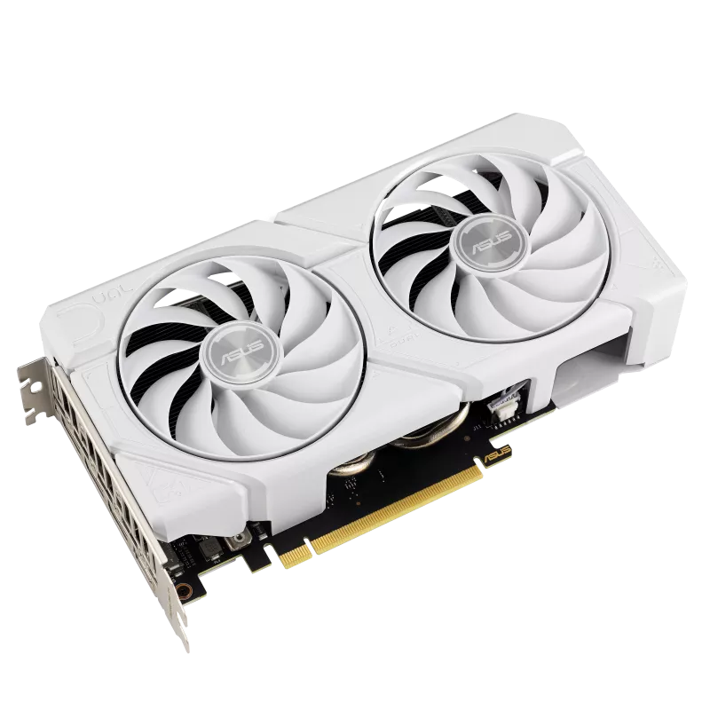 ASUS DUAL GeForce RTX 4060 Ti White OC 8GB GDDR6 EVO DUAL-RTX4060TI-O8G-EVO-WHITE (DI-E406TF8)