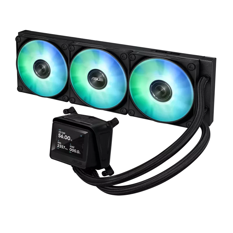 ASUS AYW GAMING LC 360 ARGB LCD 360mm Liquid CPU Cooler (TH-AALC36A)