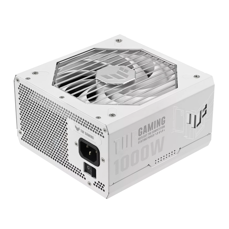 ASUS 1000W TUF-GAMING-1000G-WHITE White ATX 3.0 80Plus Gold Full Modular Power Supply (PS-ATGG1KW) 