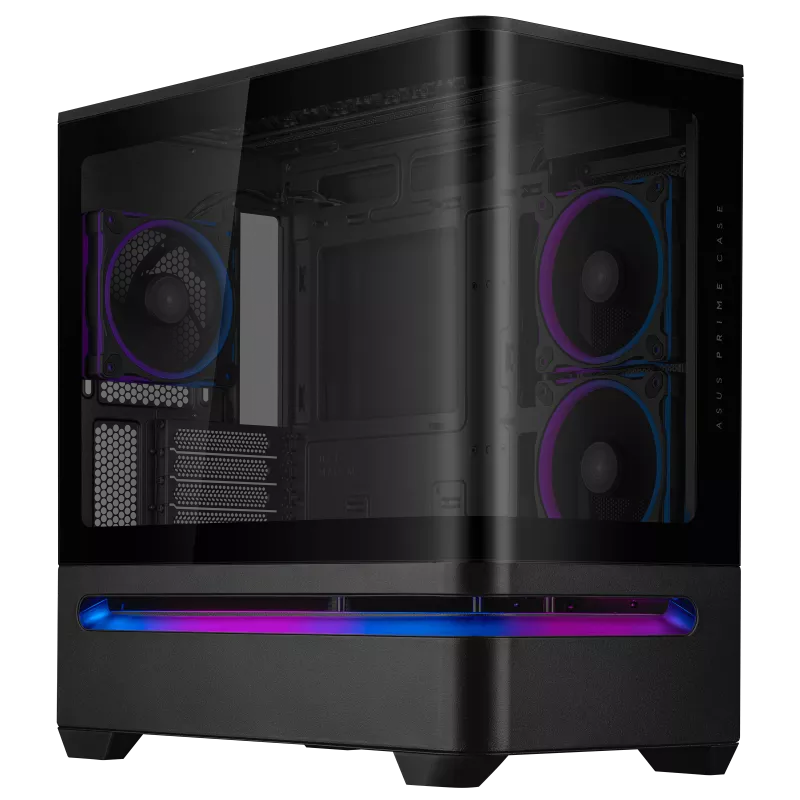 ASUS PRIME AP202 ARGB (有風扇版) Black 黑色 Tempered Glass MATX Case (CA-AAP202A)