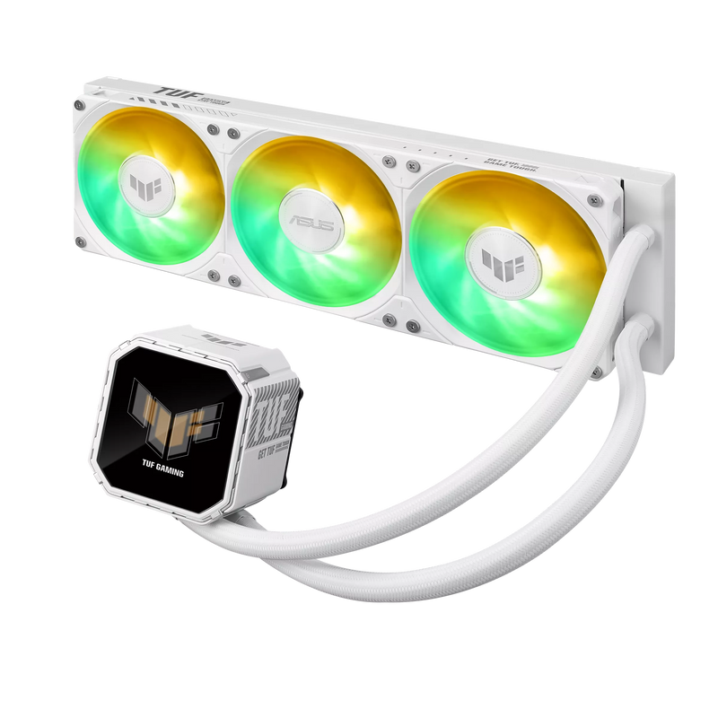 ASUS TUF GAMING LC III ARGB 360 LCD White 白色 360mm Liquid CPU Cooler (TH-ATLC36W)