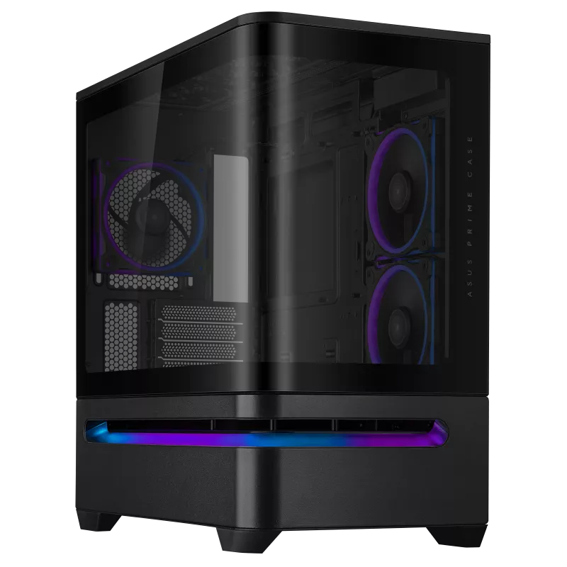 ASUS PRIME AP202 ARGB (有風扇版) Black 黑色 Tempered Glass MATX Case (CA-AAP202A)