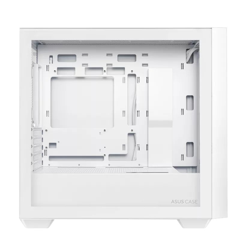 ASUS A21 White White Tempered Glass Micro-ATX Case (CA-AA21W)