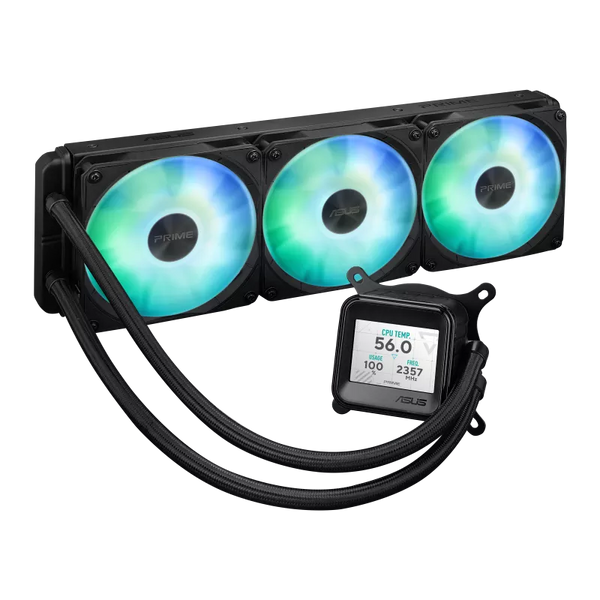 ASUS PRIME LC 360 ARGB LCD 360mm Liquid CPU Cooler (TH-APLC36L)
