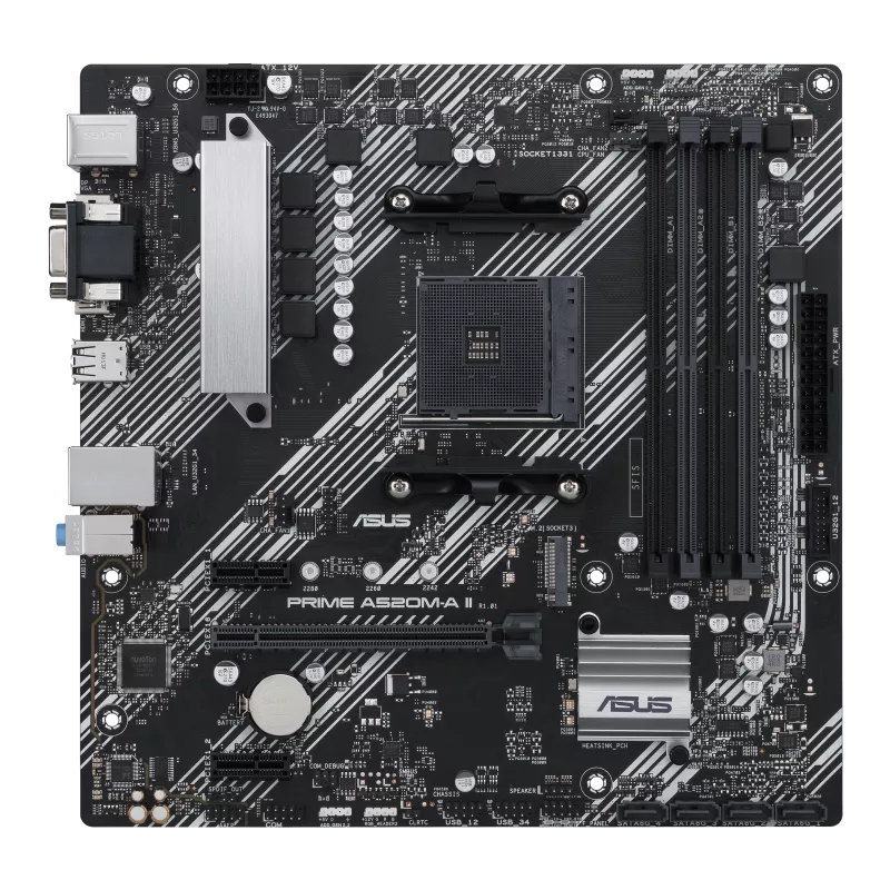 ASUS PRIME A520M-A II DDR4,AM4 Socket mATX Motherboard
