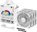 ASUS TUF Gaming TR120 Reverse 反葉 WHITE 白色 ARGB 12cm Case Fan - 3xFan Kit 三風扇組合 (TH-ATTR36V)