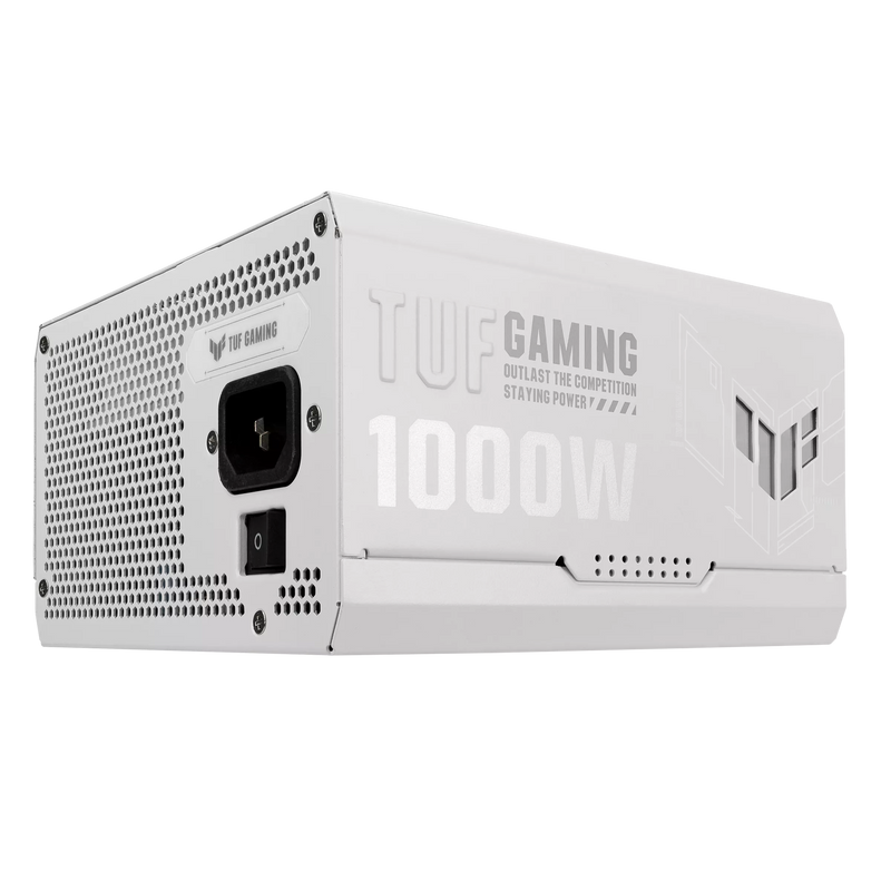 ASUS 1000W TUF-GAMING-1000G-WHITE White ATX 3.0 80Plus Gold Full Modular Power Supply (PS-ATGG1KW) 
