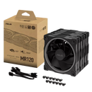 ASUS PRIME MR120 Reverse 反葉 BLACK 黑色 ARGB 12cm Case Fan - 3xFan Kit 三風扇組合 (TH-APMR36R)