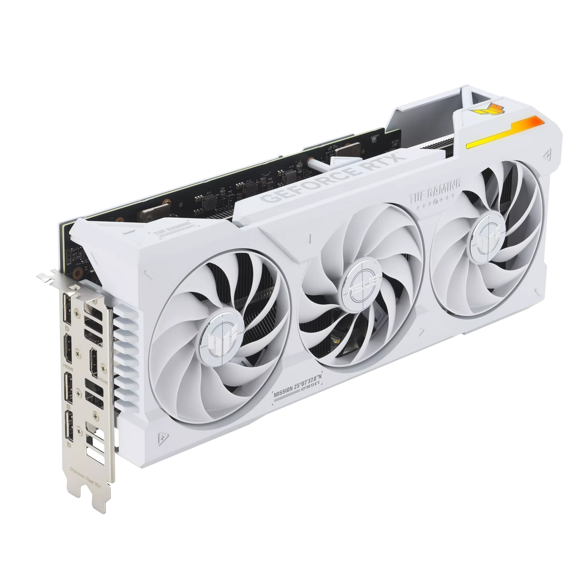ASUS TUF GeForce RTX 4070 Ti SUPER BTF 白 ASUS TUF Gaming GeForce RTX™ 4070 Ti SUPER BTF White Edition