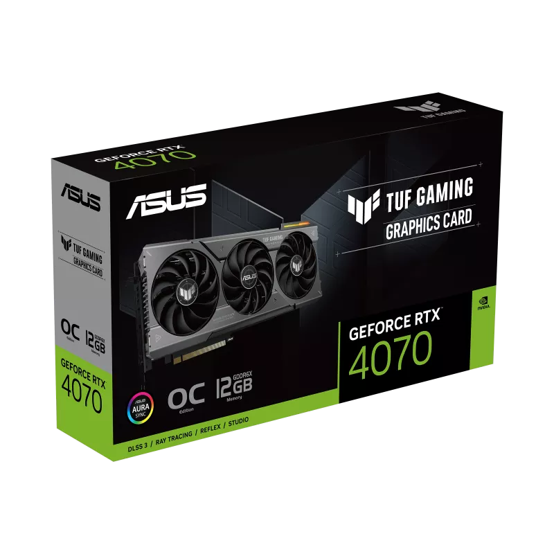 ASUS TUF GAMING RTX 4070 OC 12GB GDDR6X TUF-RTX4070-O12G-GAMING (DI-E4070Y1)