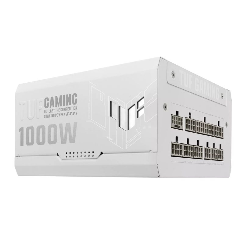 ASUS 1000W TUF-GAMING-1000G-WHITE White ATX 3.0 80Plus Gold Full Modular Power Supply (PS-ATGG1KW) 