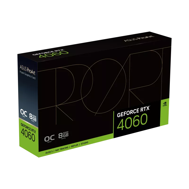 ASUS PROART GeForce RTX 4060 OC 8GB GDDR6 PROART-RTX4060-O8G (DI-E4060P8)