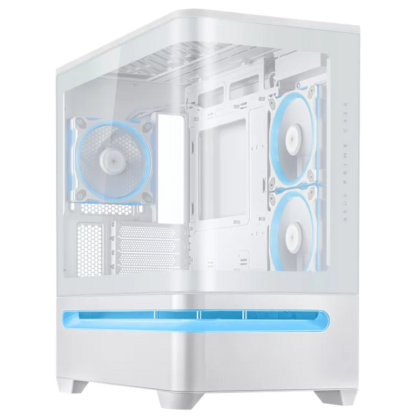 ASUS PRIME AP202 ARGB (有風扇版) White 白色 Tempered Glass MATX Case (CA-AAP202W)