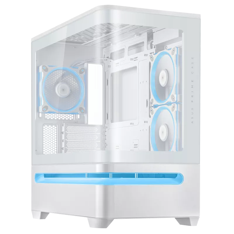 ASUS PRIME AP202 ARGB (有風扇版) White 白色 Tempered Glass MATX Case (CA-AAP202W)