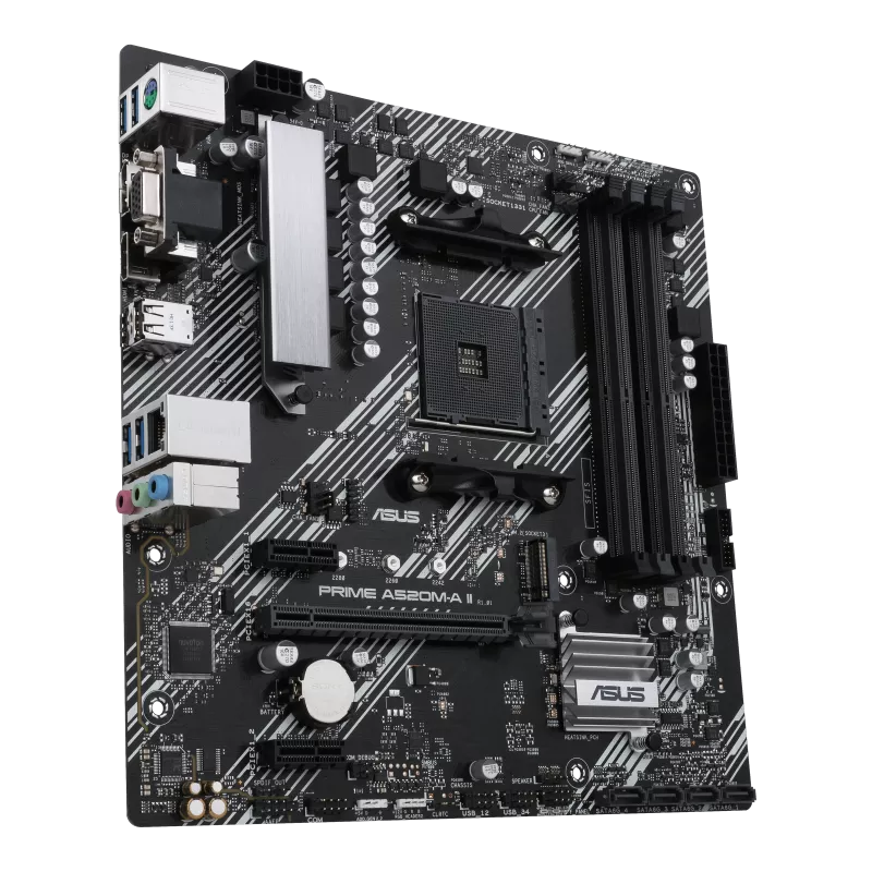ASUS PRIME A520M-A II DDR4,AM4 Socket mATX Motherboard