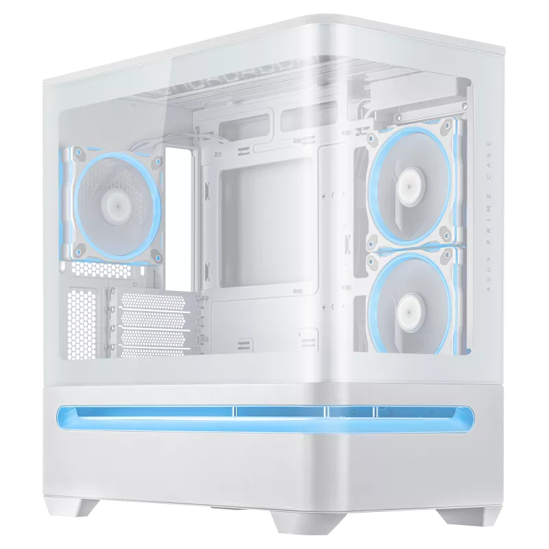ASUS PRIME AP202 ARGB (有風扇版) White 白色 Tempered Glass MATX Case (CA-AAP202W)
