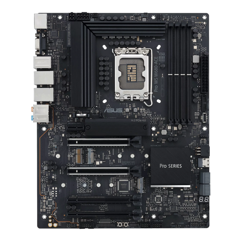 ASUS Pro WS W680-ACE DDR5, Intel W680, LGA 1700 ATX Workstation Motherboard